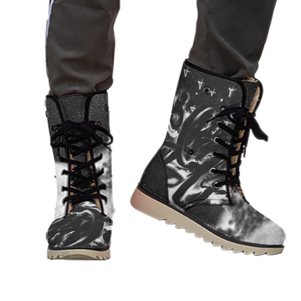 Cosmic Wonder Pour Hommes et Tous Plush Boots by Sincerely Jasmine McMorran